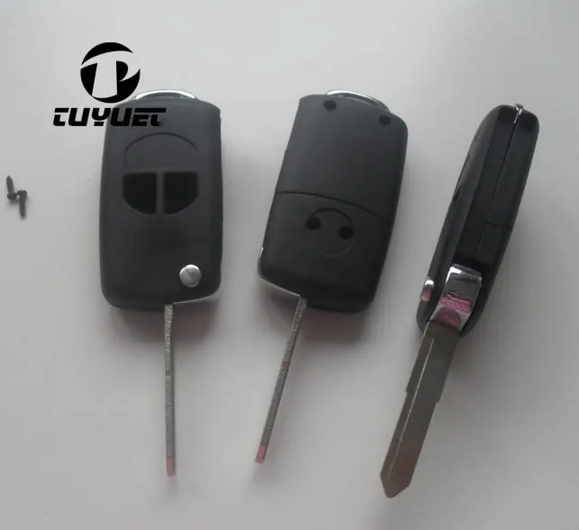 1 шт./5 шт. 2 Кнопки Модифицированный Складной Флип-корпус дистанционного ключа для Suzuki SX4 Swift Чехол для ключей автомобиля