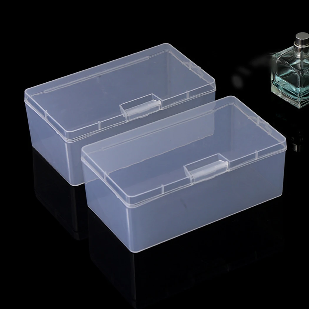 1 шт. Прямоугольная Пластиковая Прозрачная коробка для хранения с крышкой, коробка для хранения, контейнер для сбора, кейс для сбора, контейнер