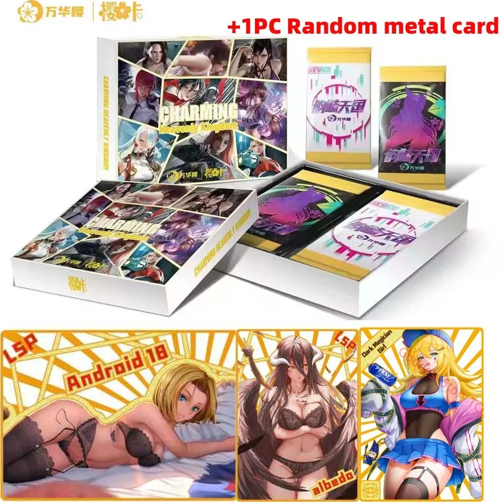 2023 Новая коллекция открыток Goddess, металлическая карточка MS, аниме-игры, сексуальный купальник для вечеринок для девочек, бикини, бустер для праздника