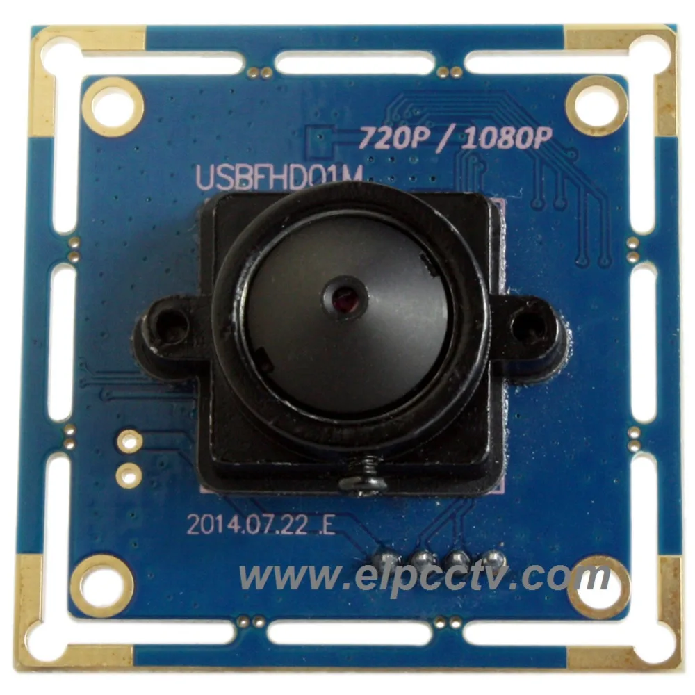 ELP 3,7 мм Объектив USB-Камера Full HD 2MP CMOS OV2710 UVC Высокоскоростная Мини-Видеокамера 120 кадров в секунду для встроенного приложения