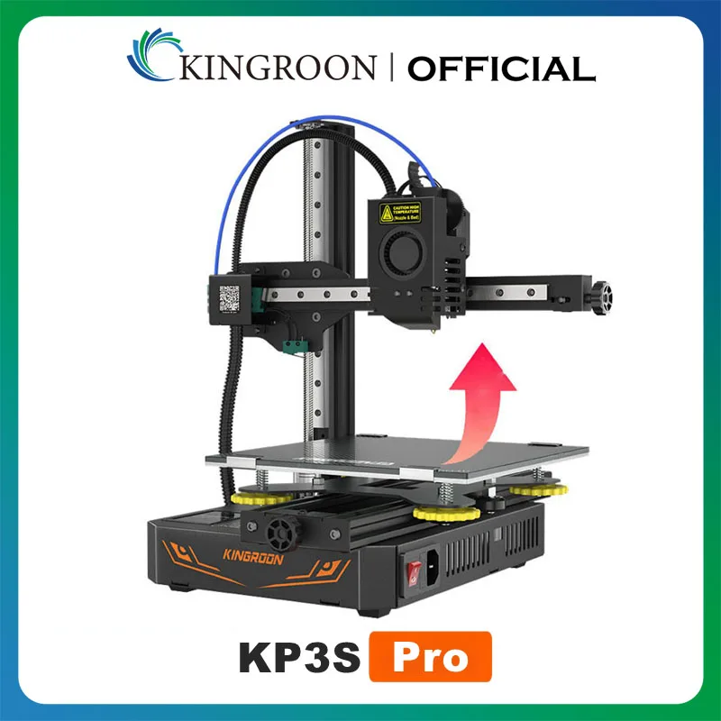 KINGROON KP3S Pro 3D Принтер 200*200*200 мм с Возобновлением Печати Высокоточный Сенсорный экран DIY FDM KP3S Upgrade 3Dprinter