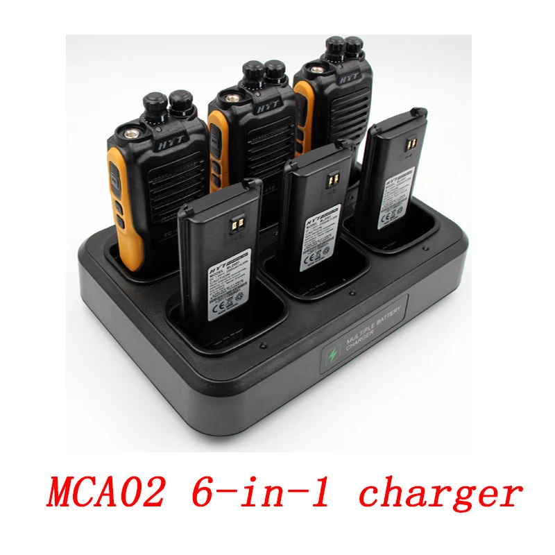 MCA02 Многофункциональное зарядное устройство для радиоприемников HYT HYTERA TC-610 TC-620 POWER446 TC-610P TAKT-301 BL2001 BL1204 TC610S TC618 TC626 AKL-2001