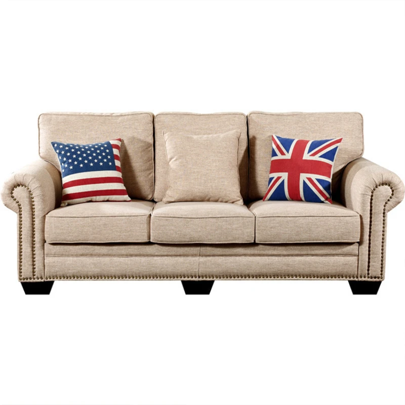 Nordic Home Офисная мебель 3 Местный диван Секционный Тканевый диван для Гостиной