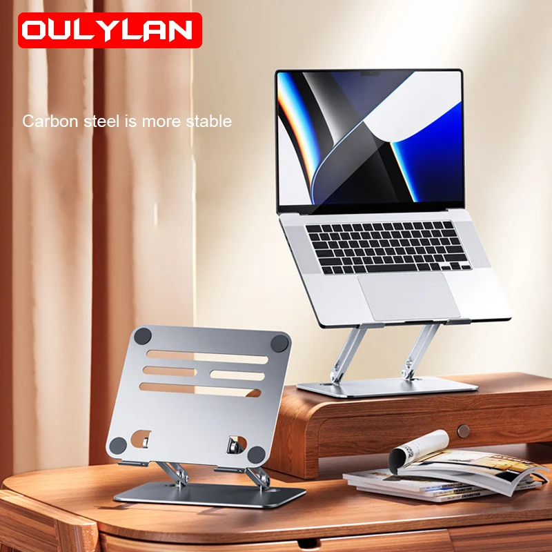 OULYLAN Подставка для ноутбука, держатель для планшета, Складная подъемная подставка из алюминиевого сплава для кронштейна для ноутбука 9,7-17 Дюймов