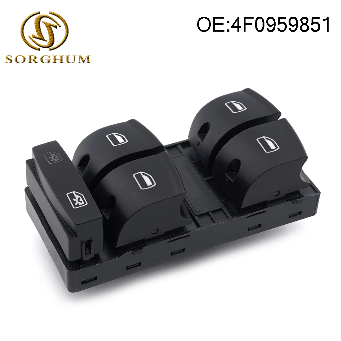 Sorghum 4F0959851 4FD959851A Главный Выключатель Управления Стеклоподъемником С Электроприводом Для Audi A3 A6 C6 Q7 RS6 PLUS/AVANT