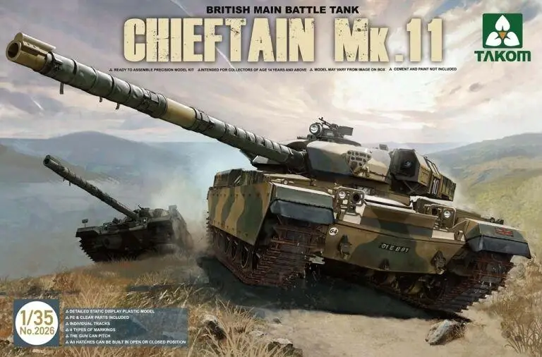 Takom 1/35 2026 Британский основной боевой танк Chieftain Mk.11