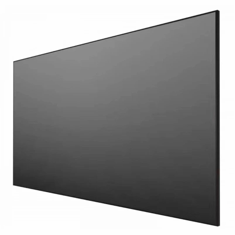 XJK Черный Бриллиант С нулевым краем Рассеянный свет, Отклоняющий проекционный экран с фиксированной рамкой ALR Проекционный экран С коротким фокусом
