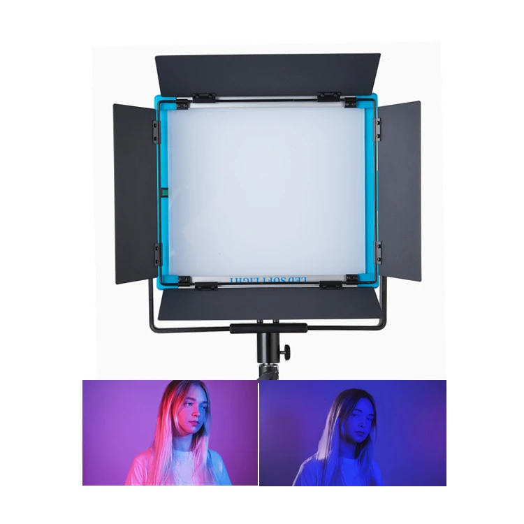 Yidoblo A-1200C профессиональная аудио-видеостудия led film light rgb цветное фотографическое освещение skyblue панели с dmx