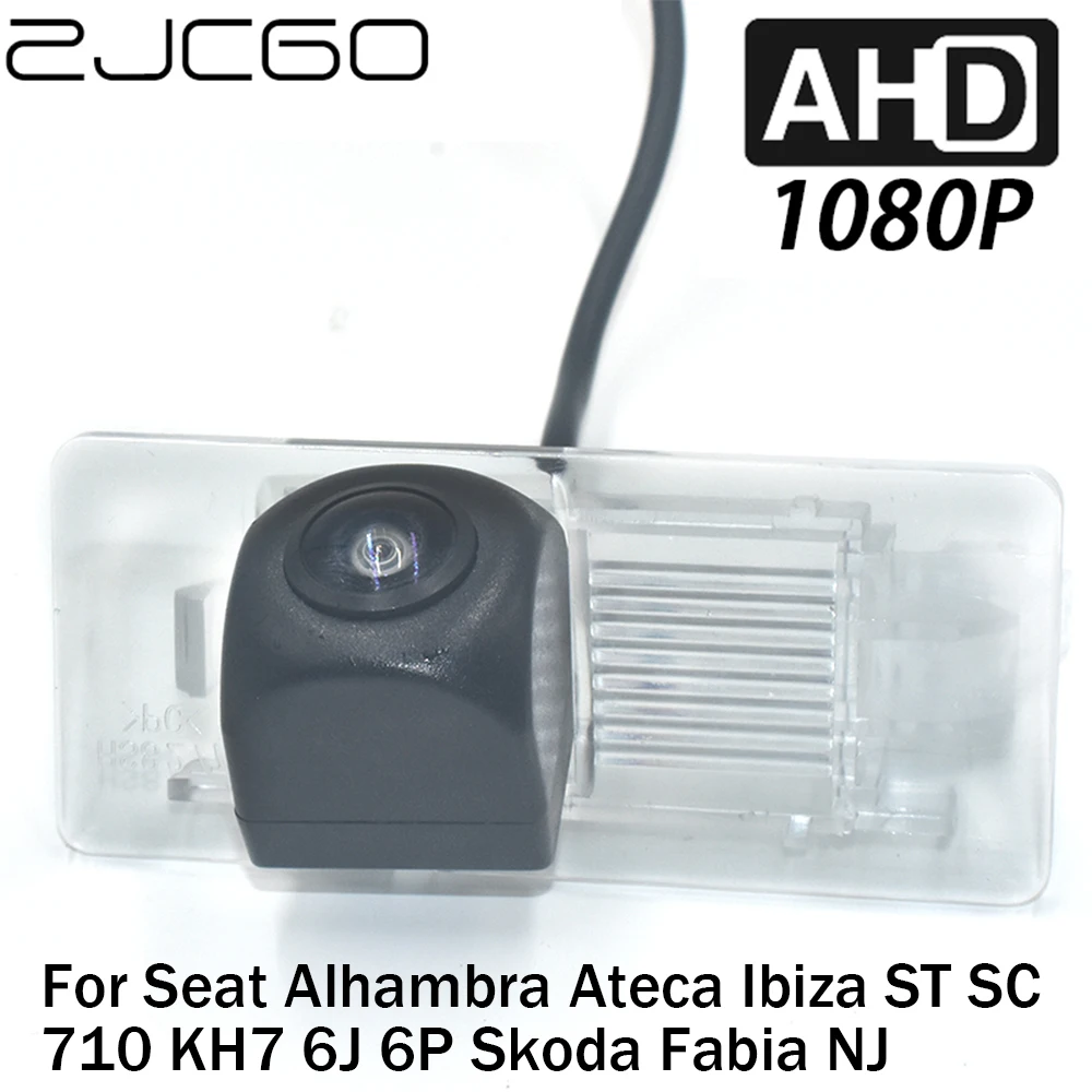 ZJCGO Камера заднего Вида для Парковки AHD 1080P для Seat Alhambra Ateca Ibiza ST SC 710 KH7 6J 6P Skoda Fabia NJ
