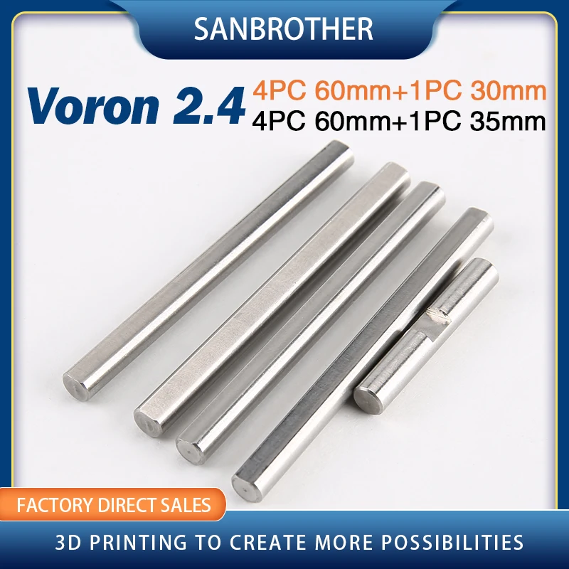 Аксессуары Voron 2,4 V 5 мм оптический вал с ограничением длины 30 по оси D и Z-приводу оптический вал длиной 60 для 3D-принтера VORON2.4