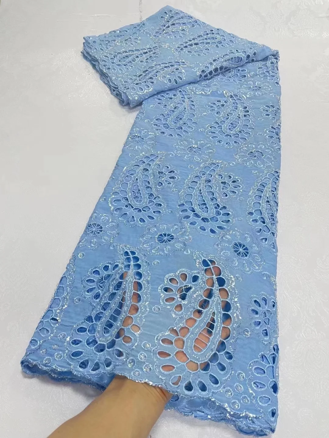 Африканская кружевная ткань Высокого качества с камнями, Нигерийский французский шнур из молочного шелка, кружевная ткань 5 ярдов, материал для свадебного платья