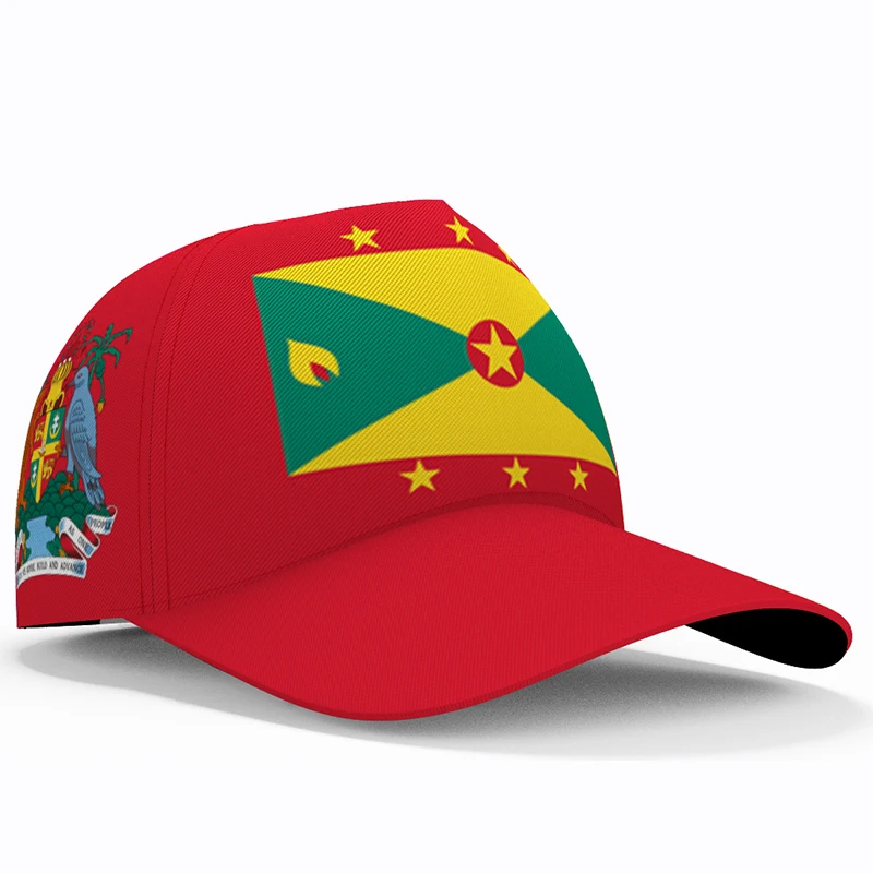 Бейсболки Гренады Бесплатно 3d На Заказ Имя Номер Логотип Команды Gd Шляпа Grd Страна Специй Путешествия Флаг Английской Нации Головной Убор