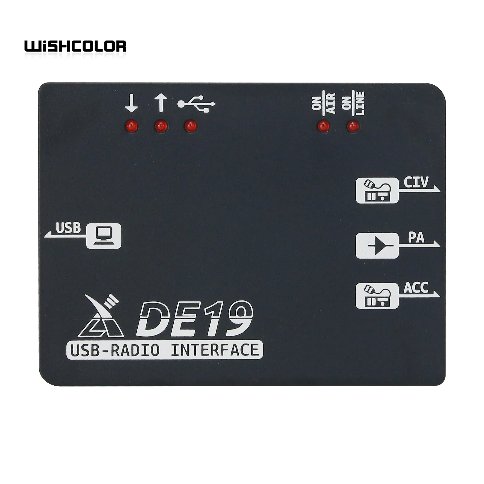 Внешний адаптер расширения Wishcolor DE19 USB радиоинтерфейс Применяется к G106C G90S XPA125B ДЛЯ XIEGU
