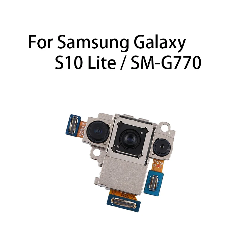 Гибкий кабель для Samsung Galaxy S10 Lite/SM-G770F с большой основной камерой заднего вида, обращенный назад