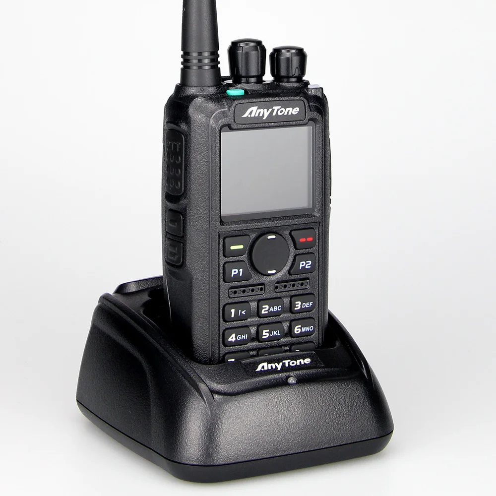 Готовое цифровое радио Anytone AT-D878UVII Плюс Bluetooth-совместимые PTT GPS APR Двухдиапазонные портативные рации VHF/UHF Ham