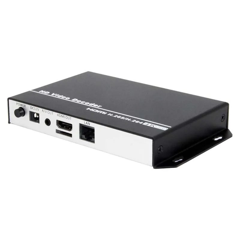 Декодер Видеобокса 4K 60fps H.265 H.264 RTMP, передатчик с низкой задержкой, пульт дистанционного управления, замена верхней коробки
