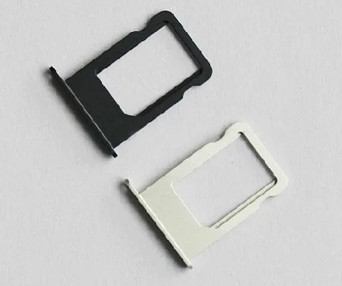 Держатель для SIM-карты для Apple iPhone 5 черного серебристого цвета