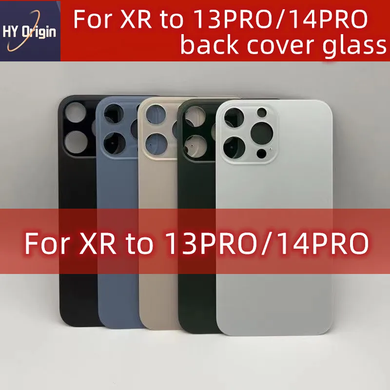 Заднее Стекло камеры с Большим Отверстием Для iPhone X XR от 13 Pro 13Pro 14 Запасная часть Для iPhone XS Max От 13Pro Max Крышка Батарейного отсека