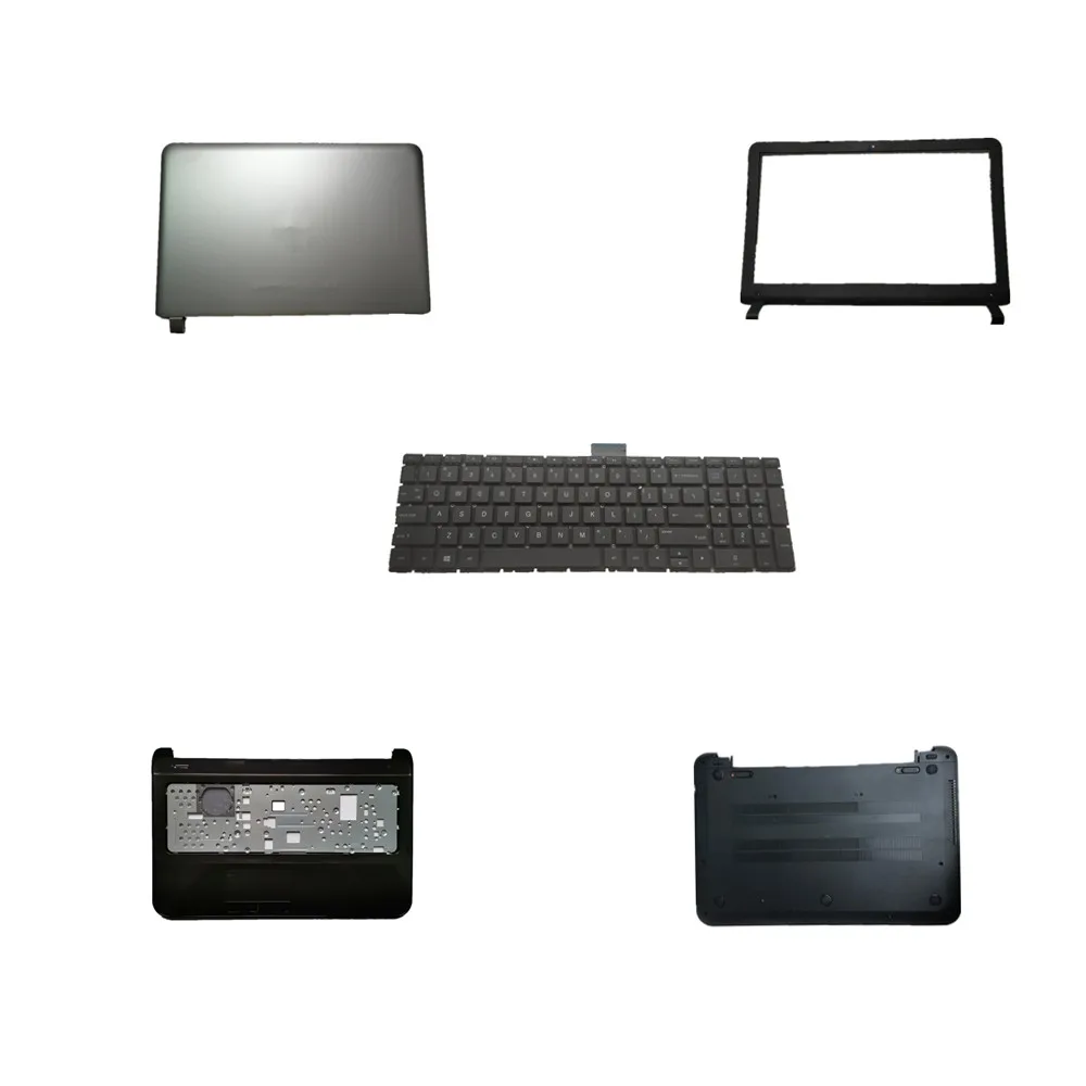 Клавиатура ноутбука Верхний регистр Верхняя задняя крышка ЖК-дисплея Нижняя крышка корпуса для HP 14S-BE 14s-be100 Черный США