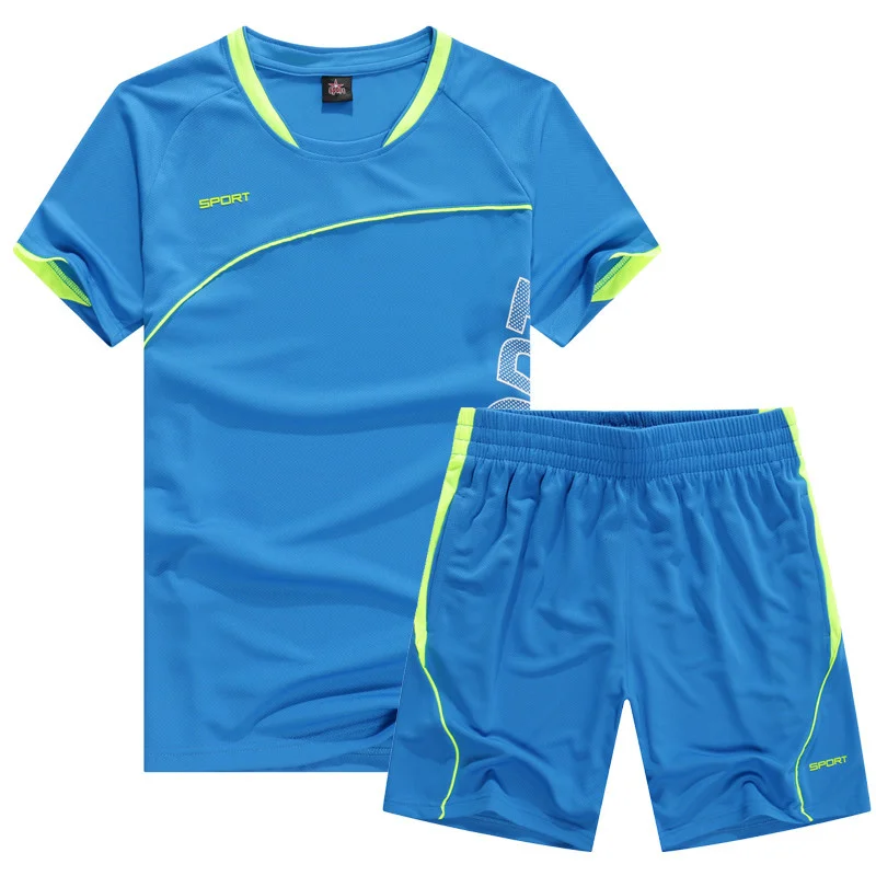 Летняя мода 2023, мужская повседневная спортивная футболка с коротким рукавом, Баскетбольные шорты с эластичной талией, 2 шт., удобный дышащий комплект