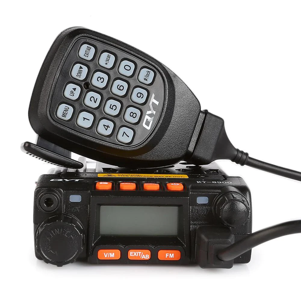 Мини-приемопередатчик QYT KT8900 VHF UHF двухдиапазонный мобильный радиолюбитель - удобный микрофон мощностью 20/25 Вт