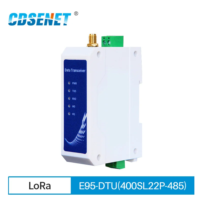 Модем LoRa RS485 Modbus 433 МГц 22 дБм CDSENET E95-DTU (400SL22P-485) Беспроводная радиостанция с защитой от помех дальнего действия 5 км
