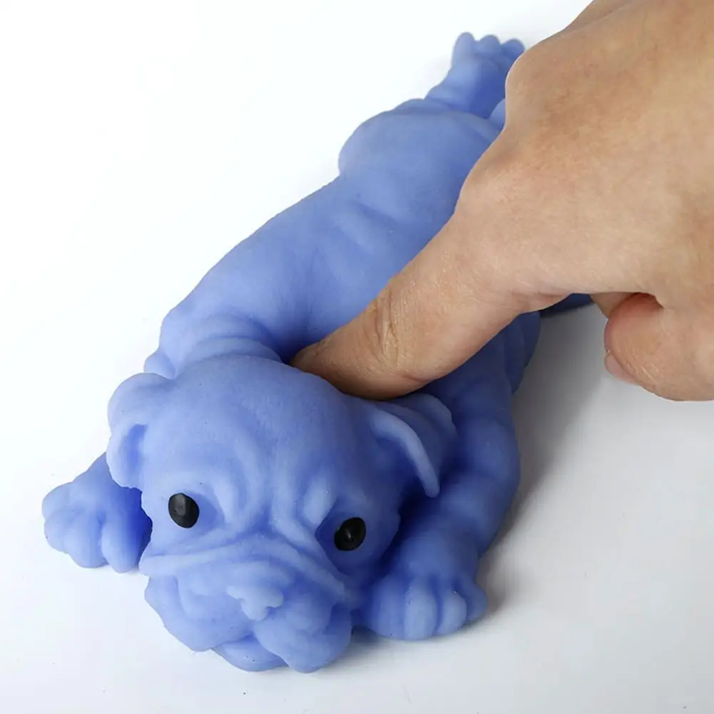 Мягкий милый реалистичный силиконовый бульдог, мягкое животное, снимающее стресс, игрушка для детей и взрослых, игрушка для собак