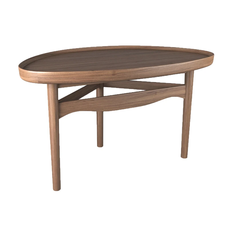 На заказ: итальянский легкий роскошный дизайн, простой повседневный журнальный столик, скандинавский современный чистый угловой столик из красного массива дерева
