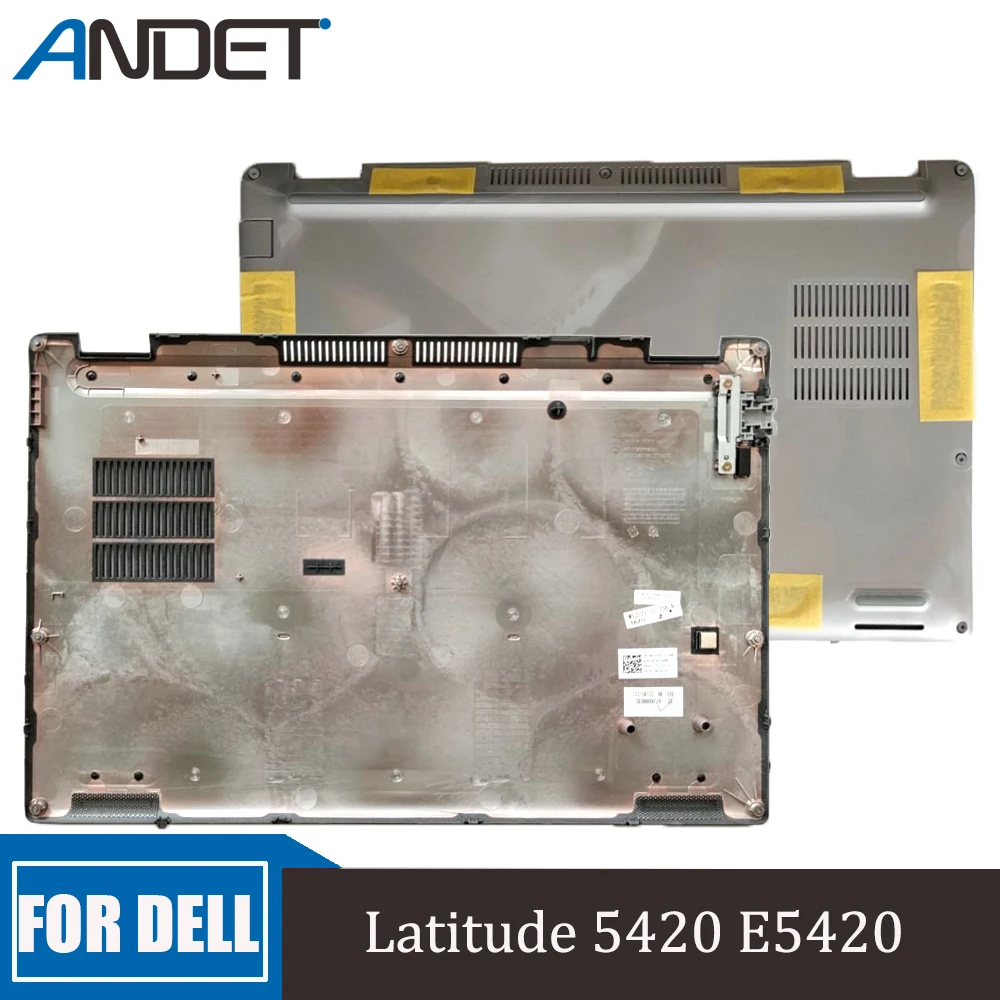 Новый Оригинальный чехол для ноутбука Dell Latitude 5420 E5420, нижняя крышка корпуса, нижняя оболочка, Серебристый 63DTN 063DTN