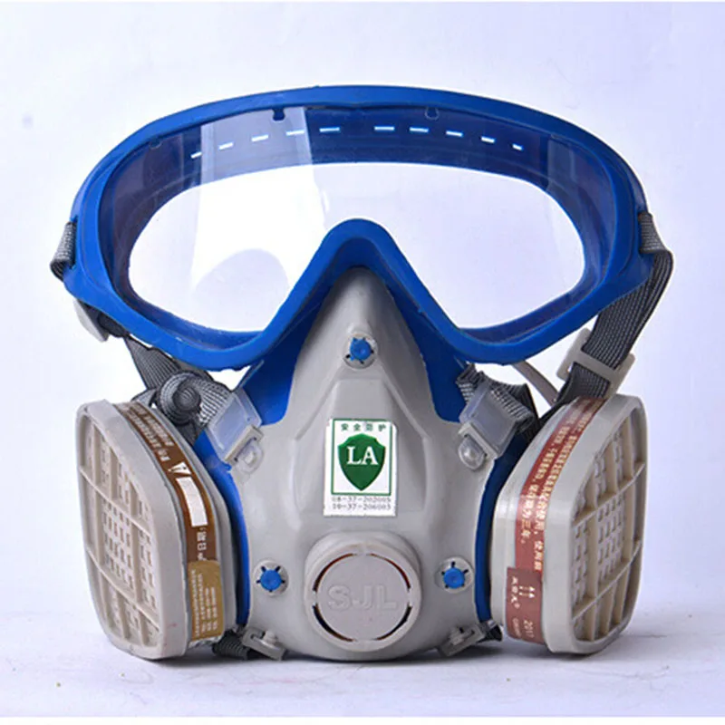 Противогаз, химический респиратор Big Vision, защита от пыли, брызг краски, активированный уголь, дыхательный аппарат для пожарной лестницы