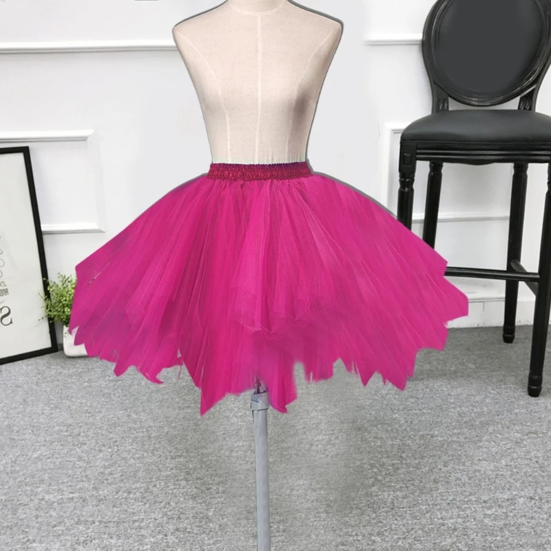 Разноцветная юбка-пачка для женщин, эластичная балетная одежда, мини-милая юбка-пачка, прямая поставка