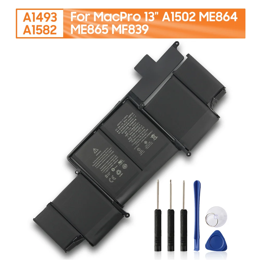 Сменный аккумулятор A1493 A1582 для MacPro 13 