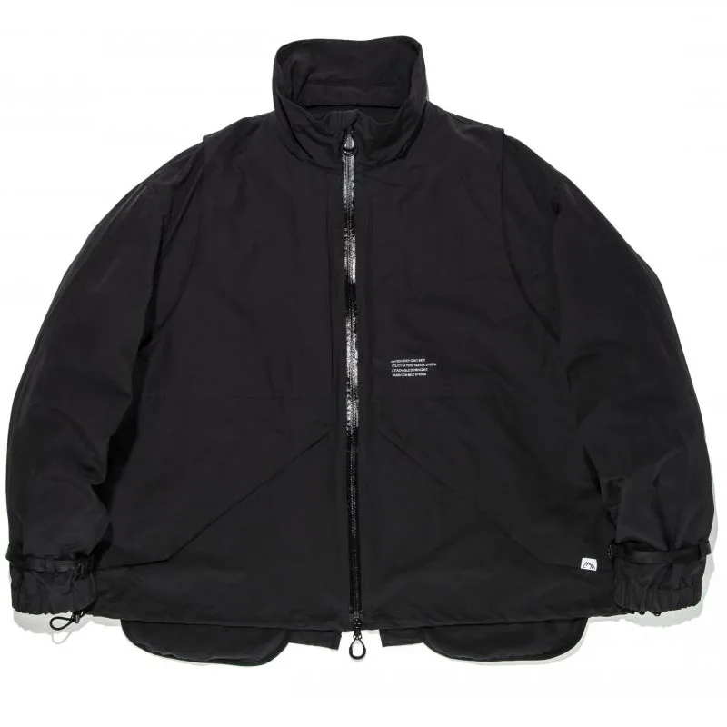 Удобная Уличная функциональная куртка на молнии в Японском стиле, Водонепроницаемая, Свободная, CMF Trend 21AW, Популярное пальто для мужчин