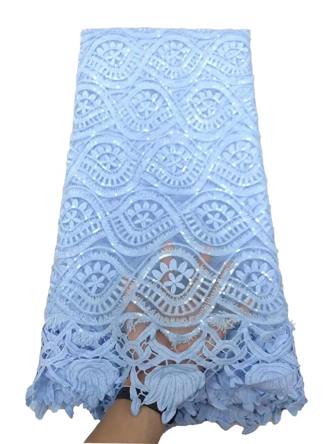 Французская кружевная ткань, Высококачественная африканская Кружевная Тюлевая кружевная ткань для женского платья, материал 5 ярдов