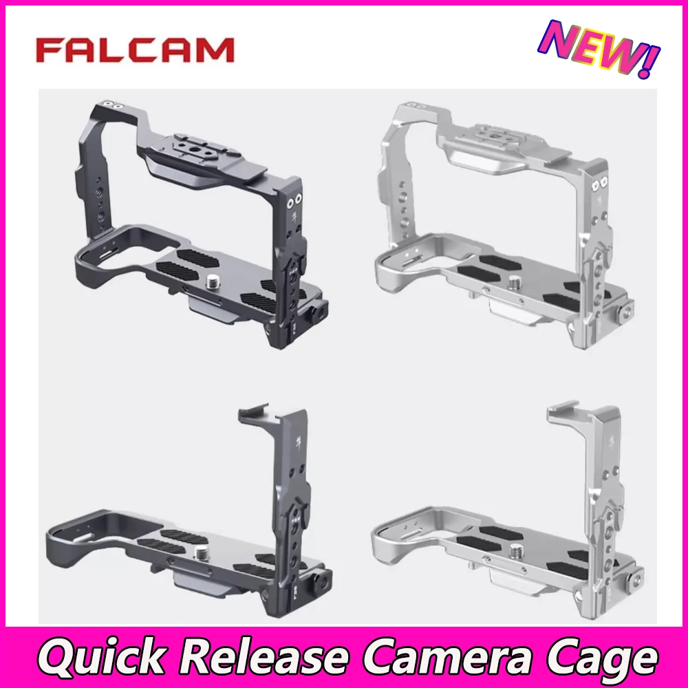 FALCAM F22 F38 F50 Быстроразъемная Клетка для камеры, Полная Клетка для камеры, L-Образный Кронштейн, Пластина L-Образной формы для камеры Sony ZV-E1