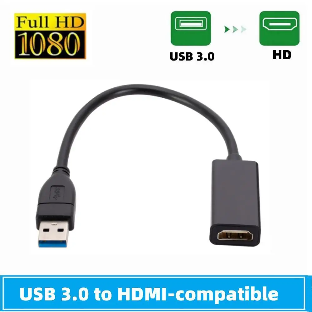 HD 1080P, совместимый с USB 3.0 и HDMI, кабель внешнего видеоадаптера, портативный видео Аудио конвертер, бесплатный привод для настольного ноутбука