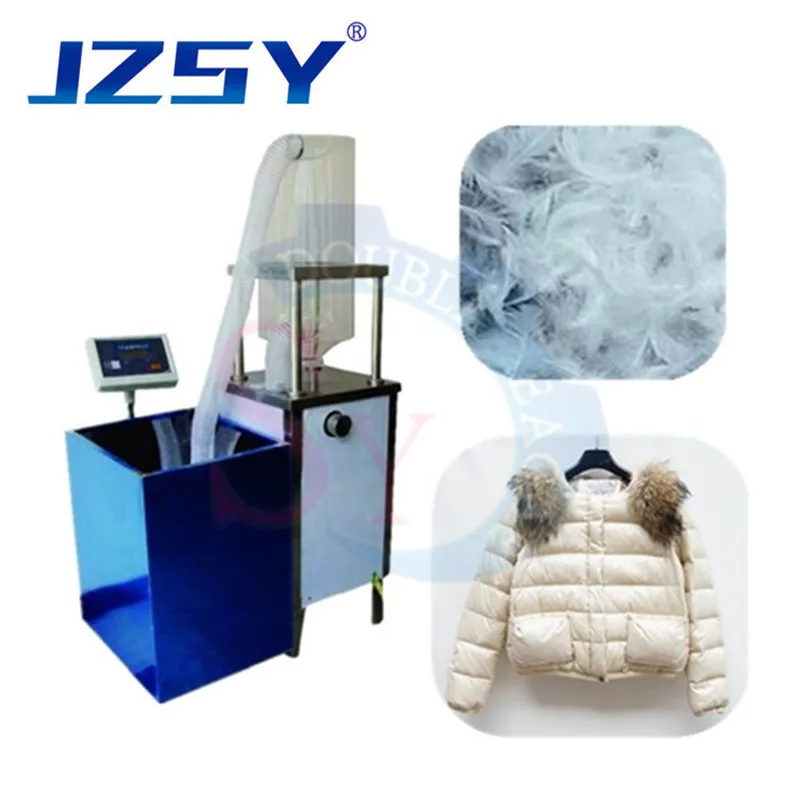 Автоматическое оборудование для набивки пуховых курток из утиных и гусиных перьев JZSY/машина для наполнения пуховых подушек