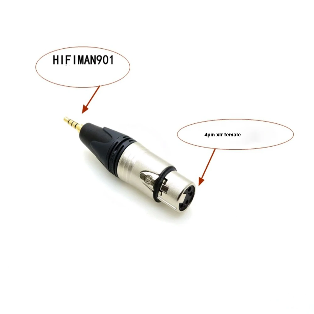 Высококачественный адаптер HIFI NEUTRIK с 4 контактами XLR до 4,4 мм Pentaconn для подключения под углом от мужчины к женщине