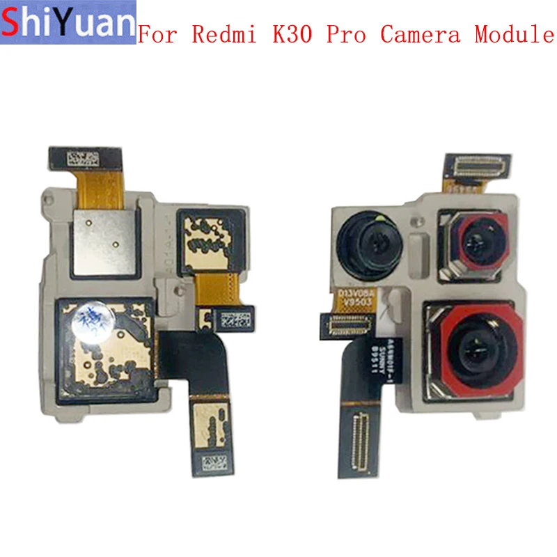 Гибкий Кабель для задней камеры Xiaomi Poco F2 Pro Redmi K30 Pro, основной Большой маленький модуль камеры, запасные части для ремонта
