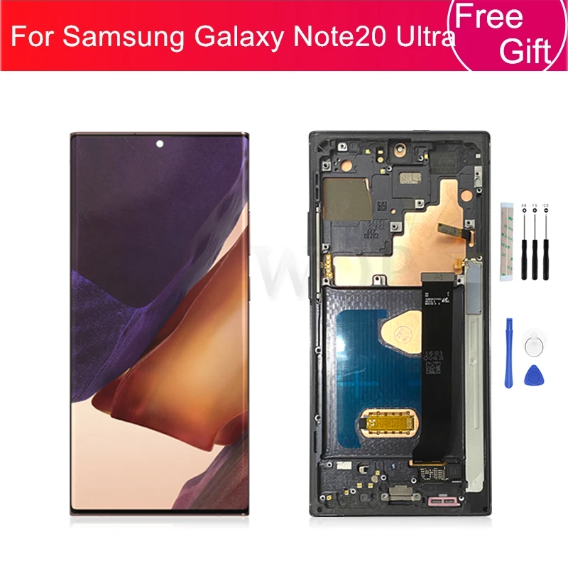 Для Samsung Galaxy Note 20 Ультра ЖК-дисплей Сенсорный экран с Рамкой Дигитайзер в Сборе SM-N985F SM-N985F/DS LCD 6,9 