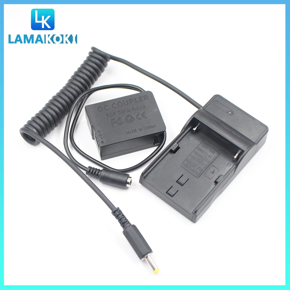 Зарядное устройство NP-F970 к DMWDCC8 с кабельным адаптером для камеры Panasonic DMC-FZ1000 FZ200 FZ300 G7 G6 G5 GH2 GH2K GH2S GX8 G80 G81 G85