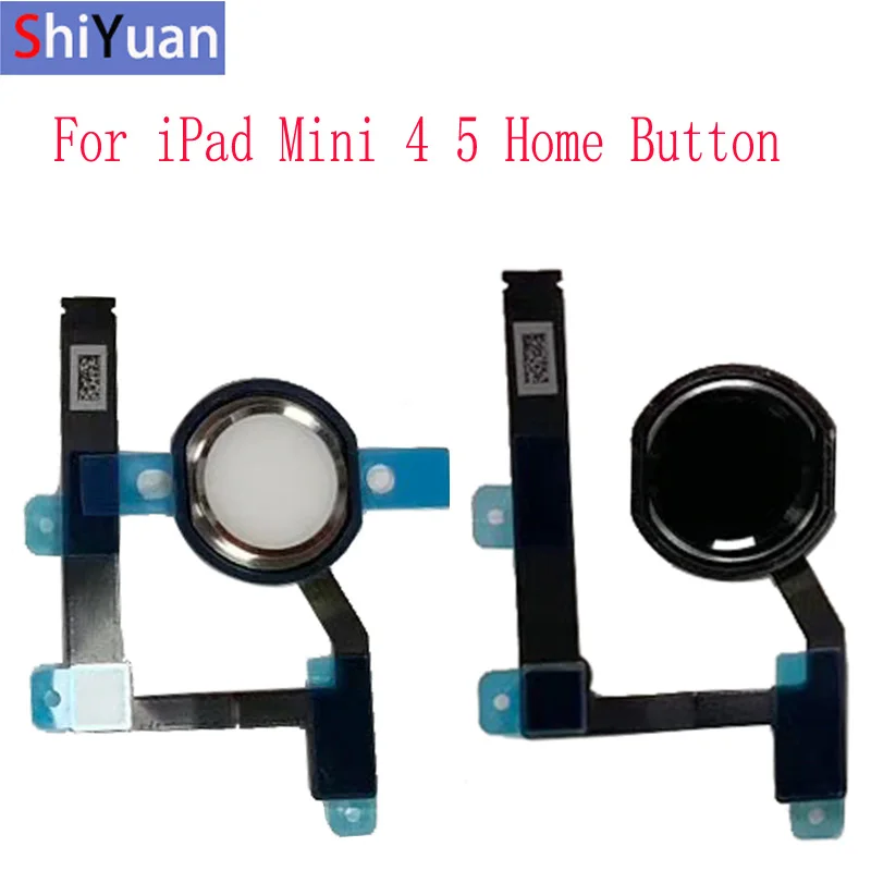 Кнопка Home с гибким кабелем в сборе для iPad Mini 5 Mini 2019 A2126 A2124 A2133 Mini 4 2015 Кнопка Home