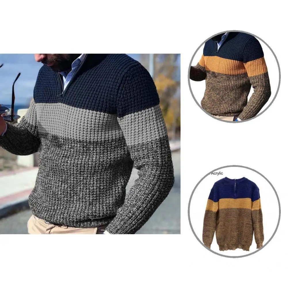 Мужской свитер, повседневная уличная одежда, Пуловер свободной вязки с длинным рукавом, свитер для офиса, мужской свитер