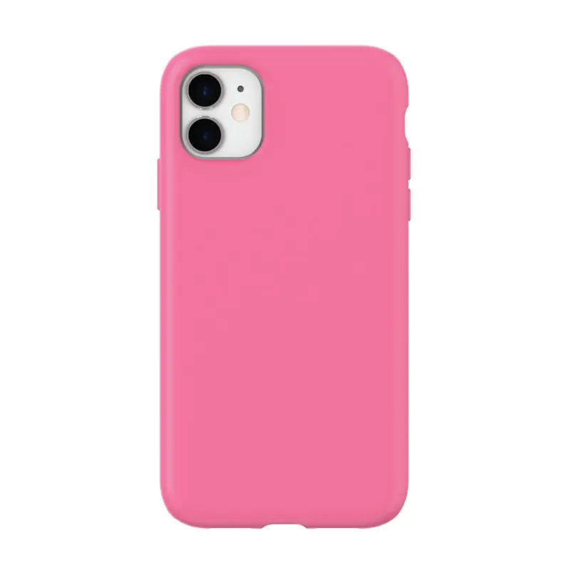 новинка 2023 года для силиконового чехла для телефона iPhone 11/iPhone XR - розовый