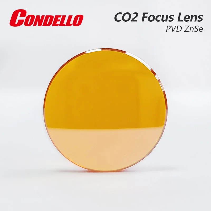 Объектив фокуса Condello PVD ZnSe DIA 20 FL 38.1 50.8 63.5 76.2 101.6 127mm для Автомата для резки лазерной гравировки CO2