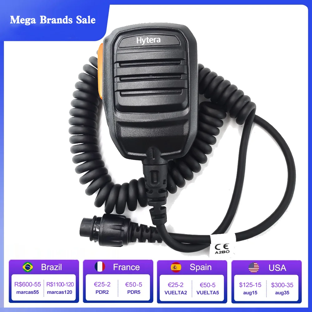 Оригинальный Ручной микрофон SM16A1 для мобильного радио Серии MD780 MT680 RD960 RD980 RD982 PTT Mic