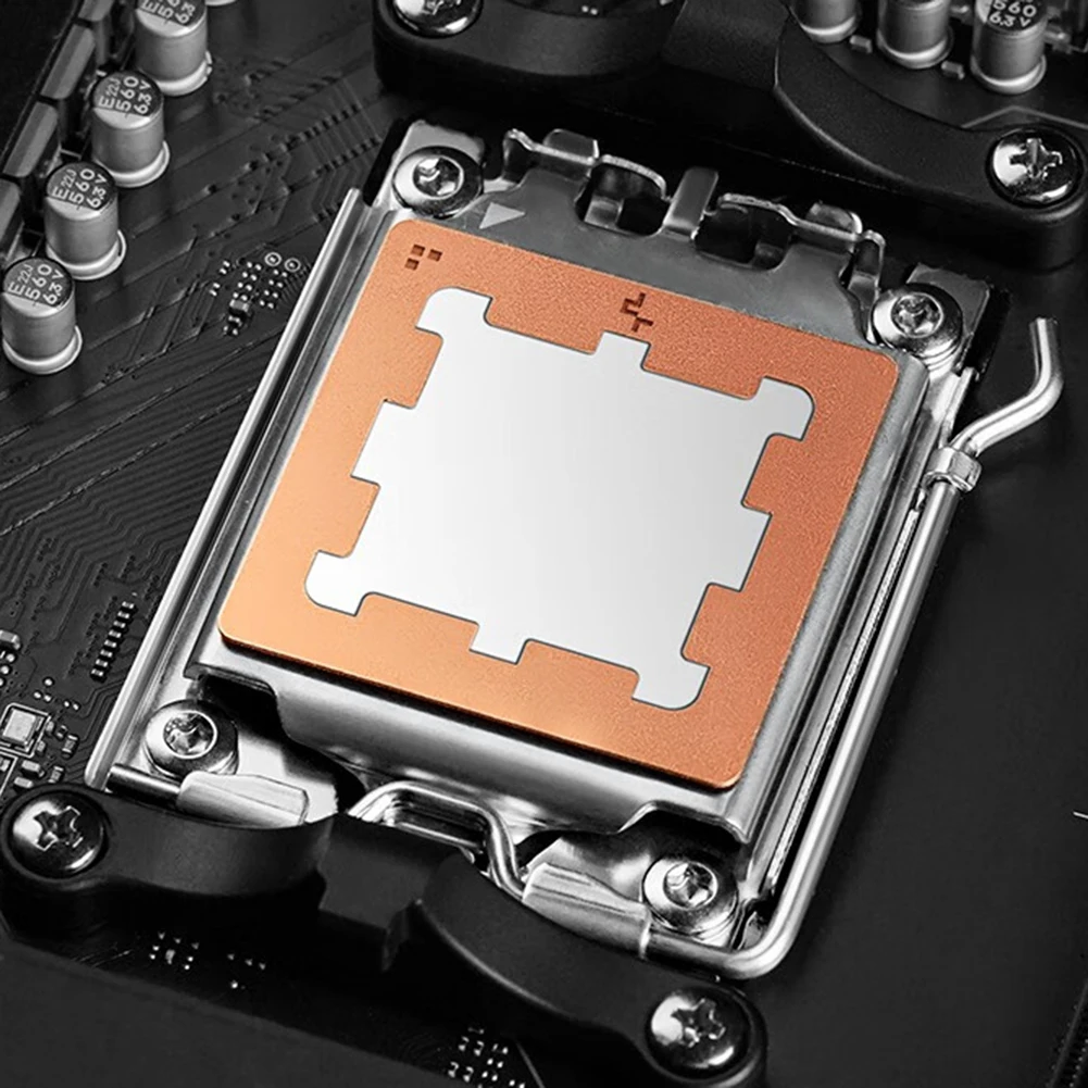 Термопластырь для процессора CPU из Чистой Меди, теплопроводящая прокладка, Защита От изгиба контактной рамки для процессора AMD AM5 7950X 7900X 7700X 7600
